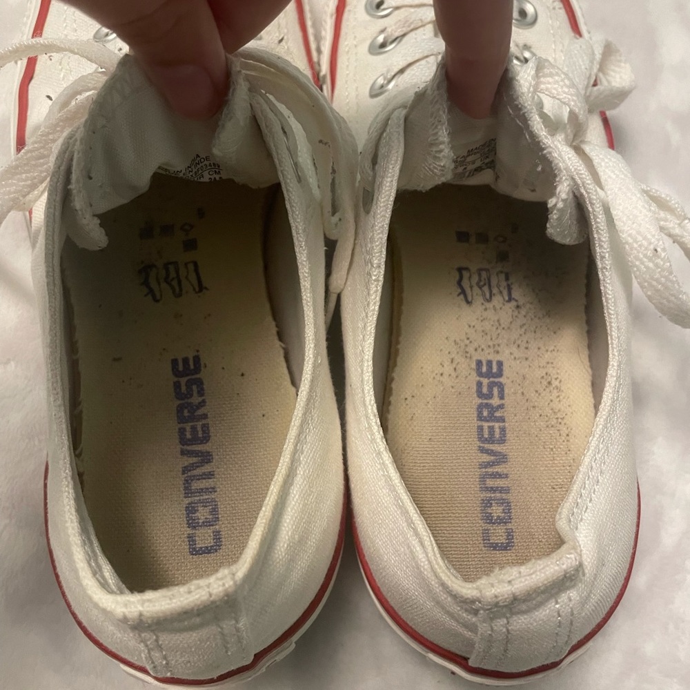 White Converses - image 3